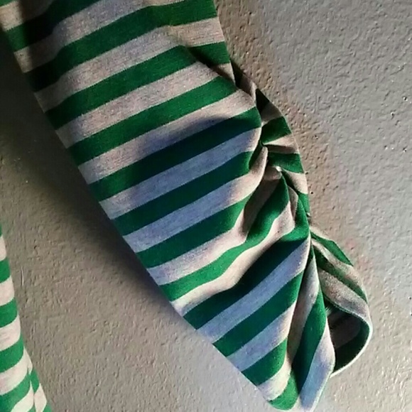 Eunishop horizontal green and light gray jacket - Picture 3 of 8